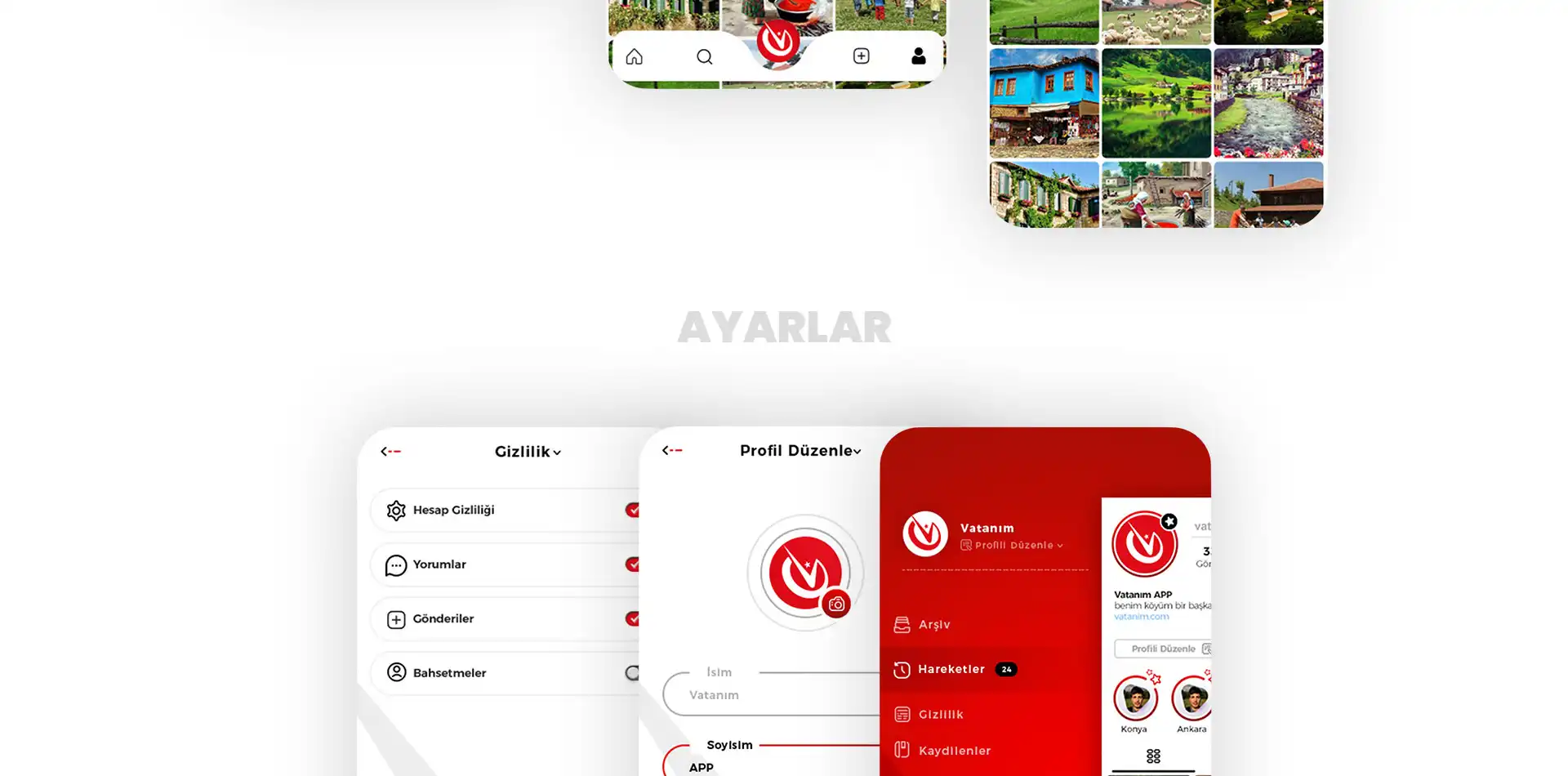 Vatanım Mobile Application